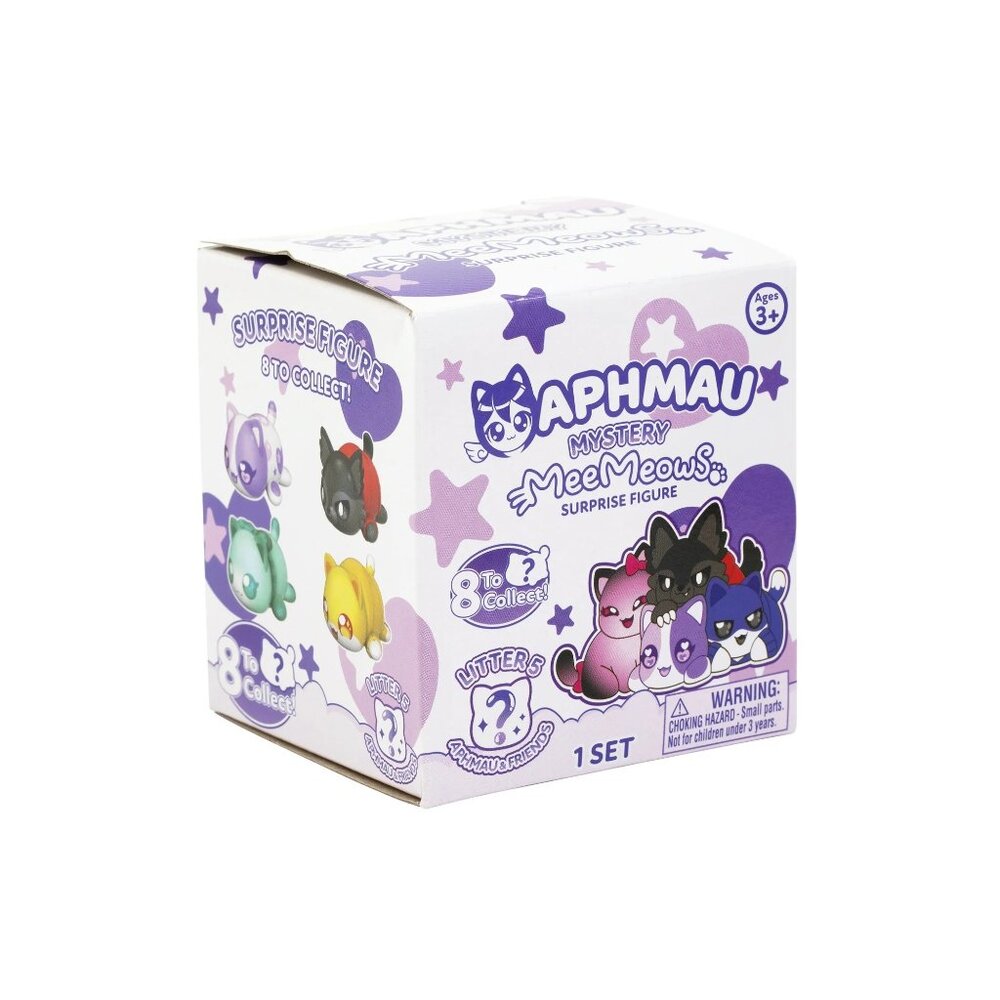 Aphmau Mystery MeeMeows Litter 5 Aphmau Cat Surprise Figure Collectible Pink/Pur - Picture 3 of 3